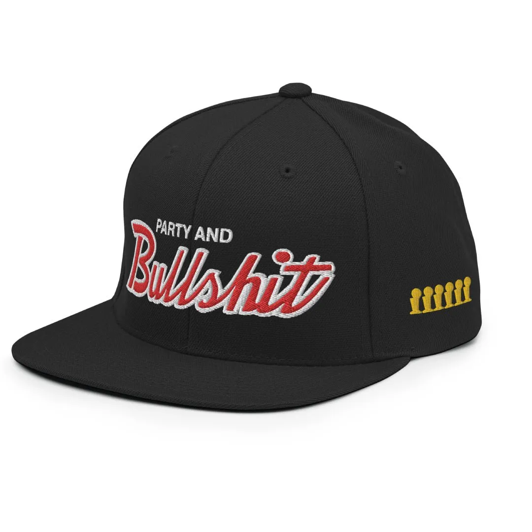 RETRO 1 OG BRED "PARTY & BULLSH*T" SNAPBACK HAT