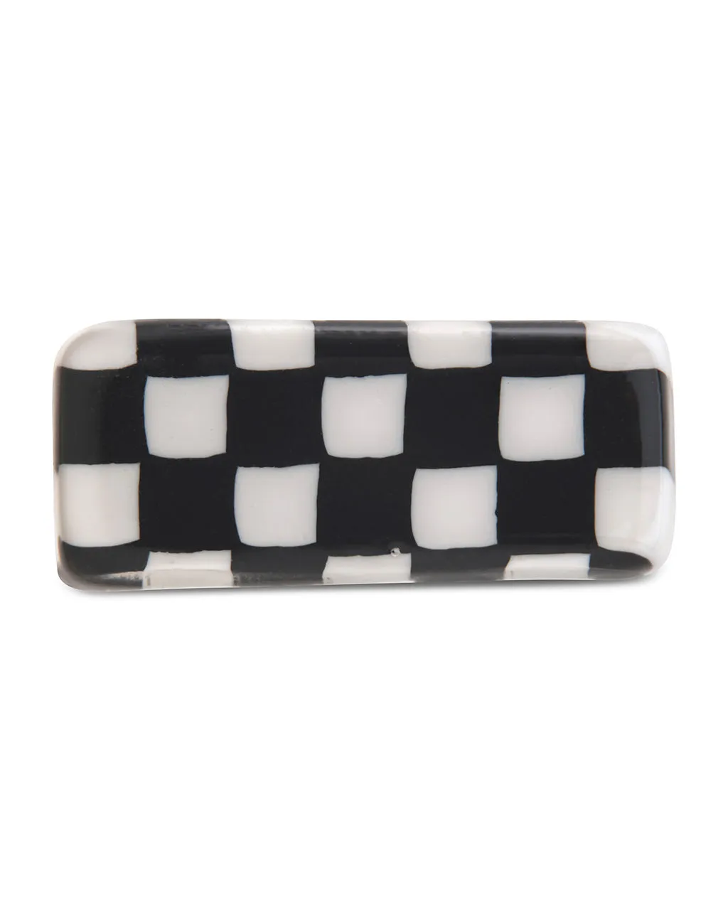 Retro Chequer Resin Ring