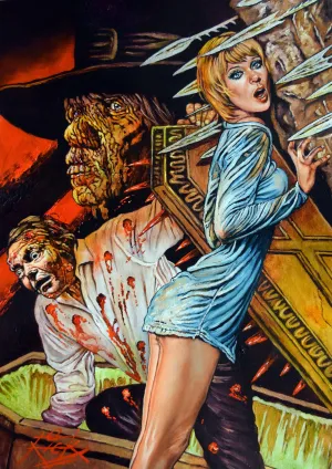 Rick Melton - Baron Blood  - Classic Horror - Art Print