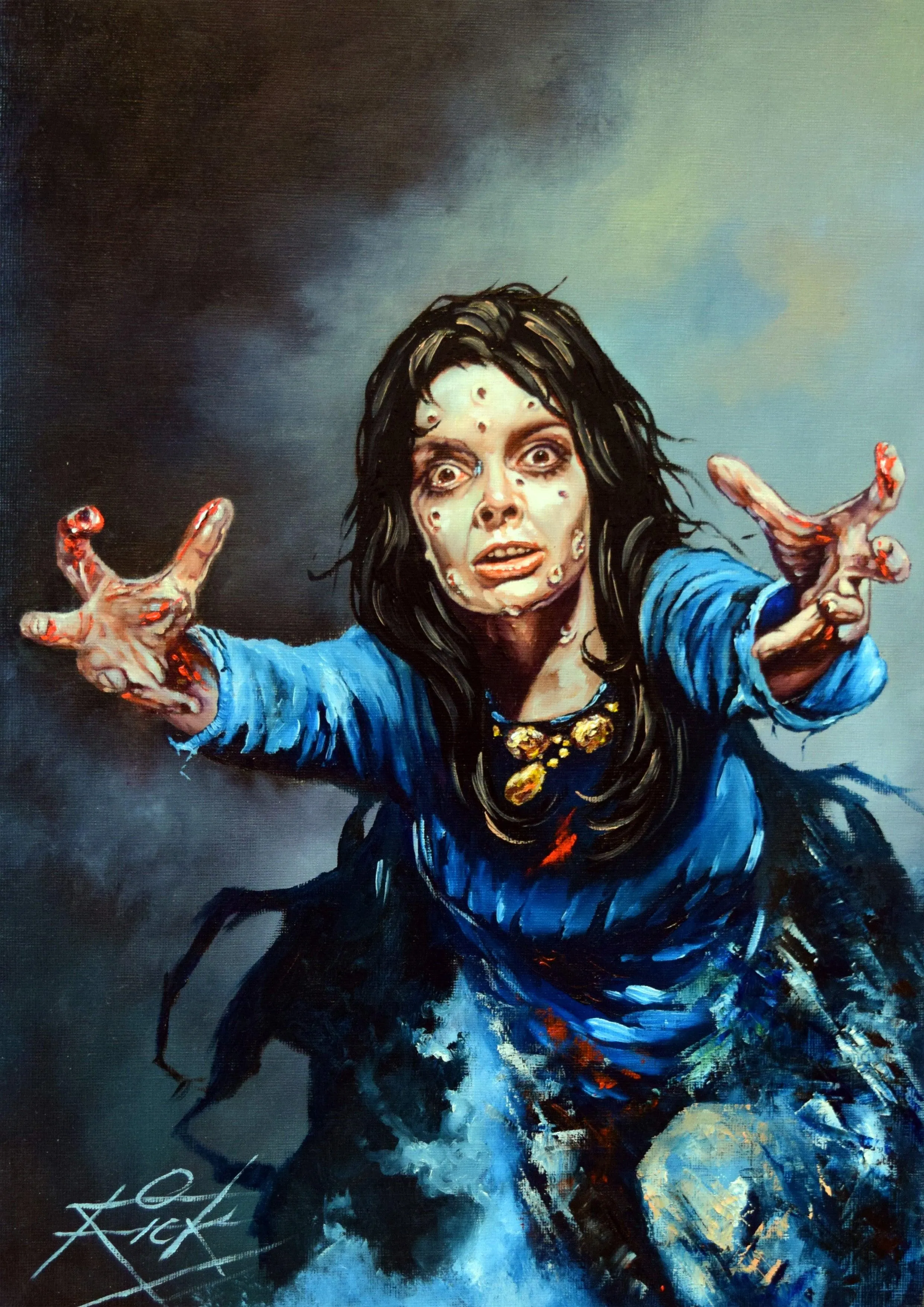 Rick Melton - Black Sunday - Classic Horror - Art Print
