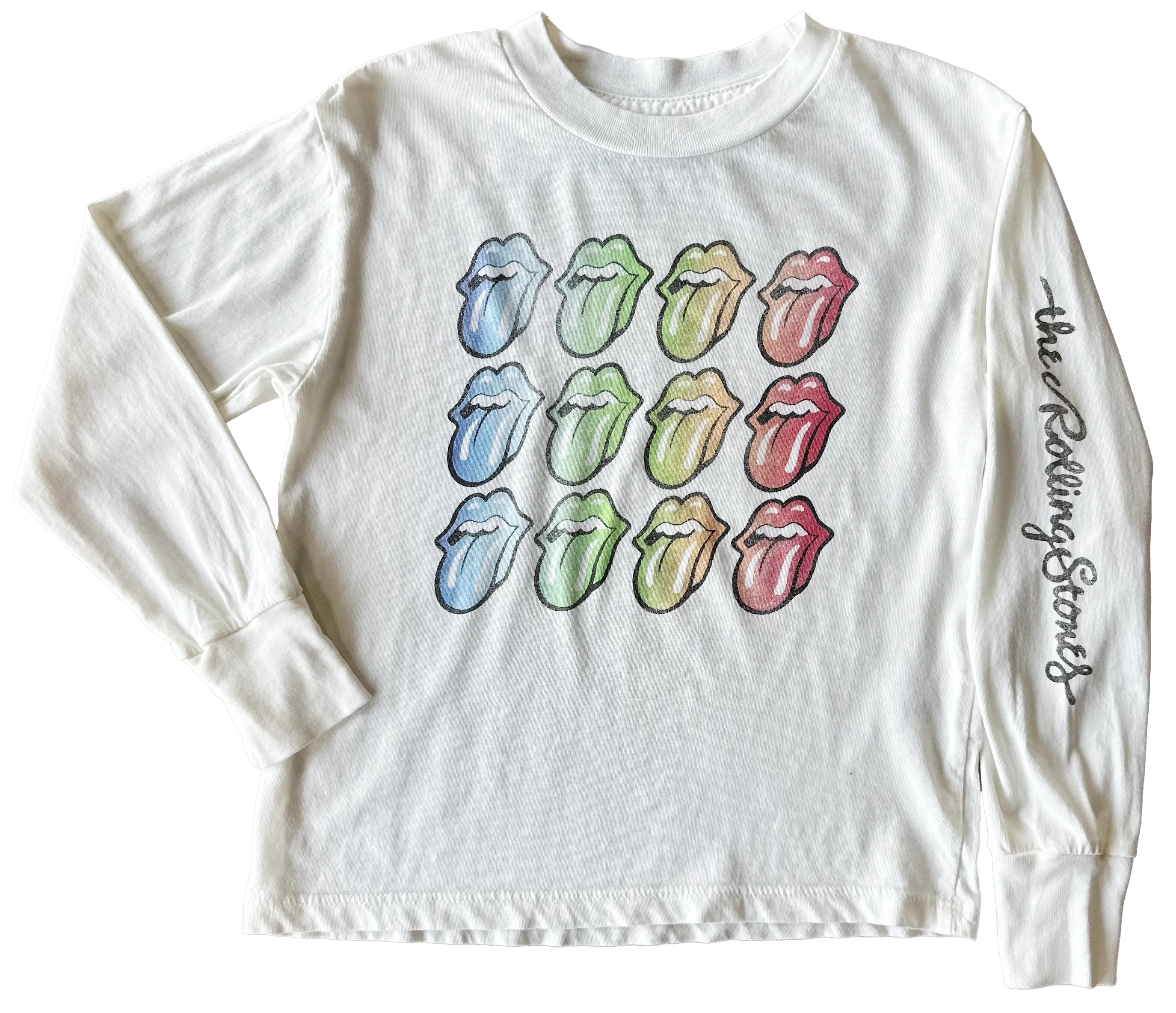 Rolling Stones Rainbow Tongues Long Sleeve