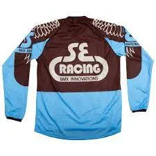 SE Bikes Jersey Retro Youth L (Blue/Brown)