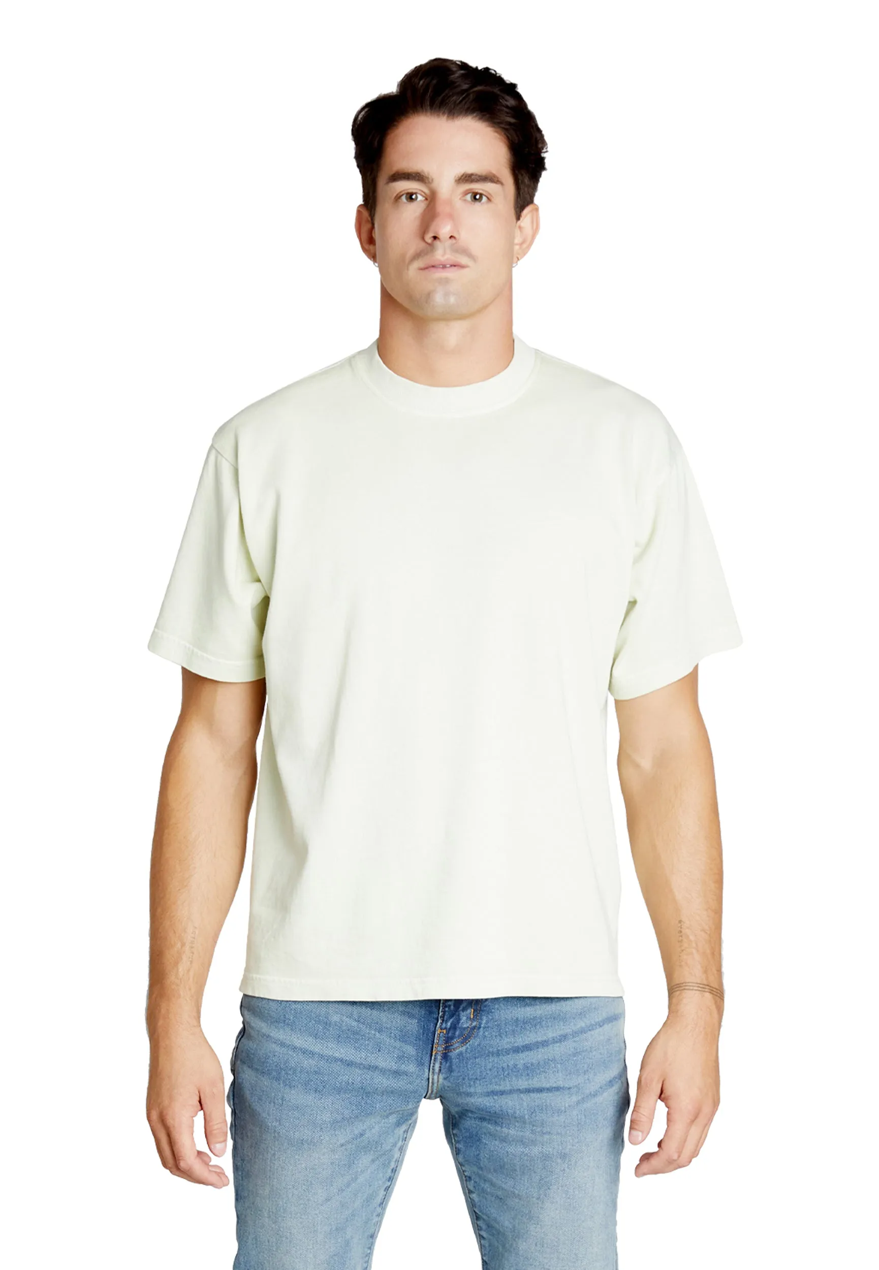 Streetwear Heavyweight Short Sleeve Tee - Pistachio