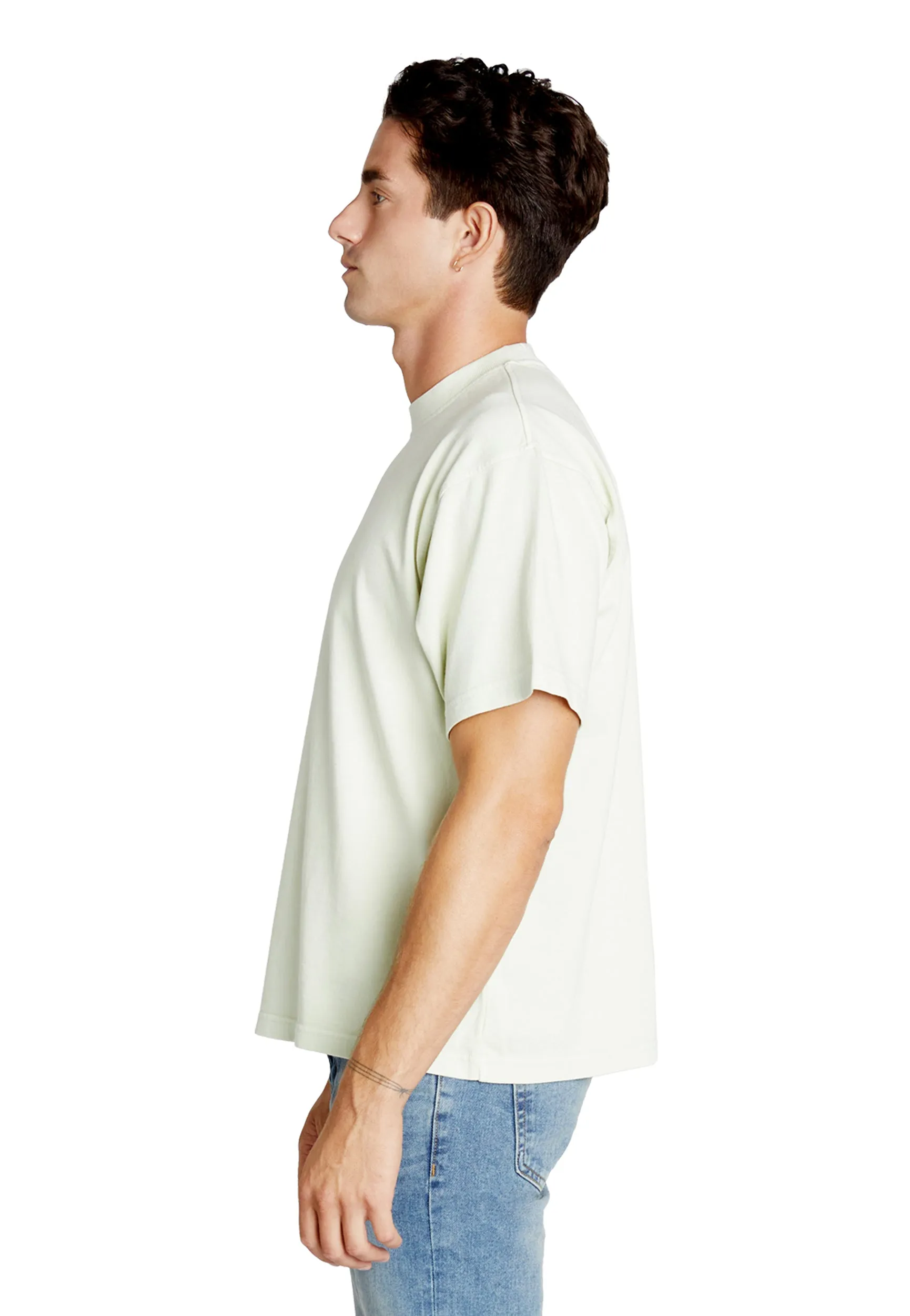 Streetwear Heavyweight Short Sleeve Tee - Pistachio