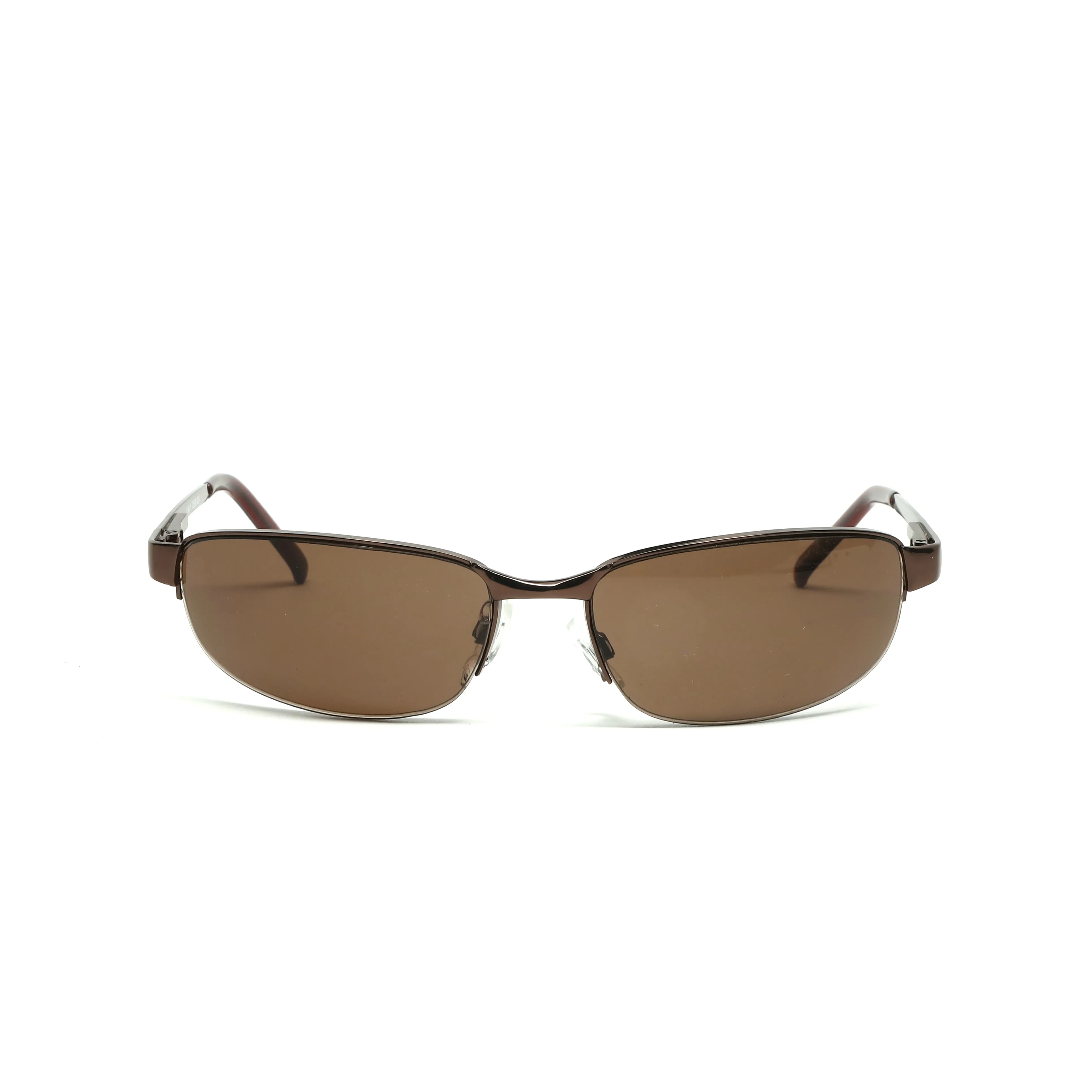 //Style 252// Vintage 90s Standard Wrap Wire Frame Sunglasses - Bronze