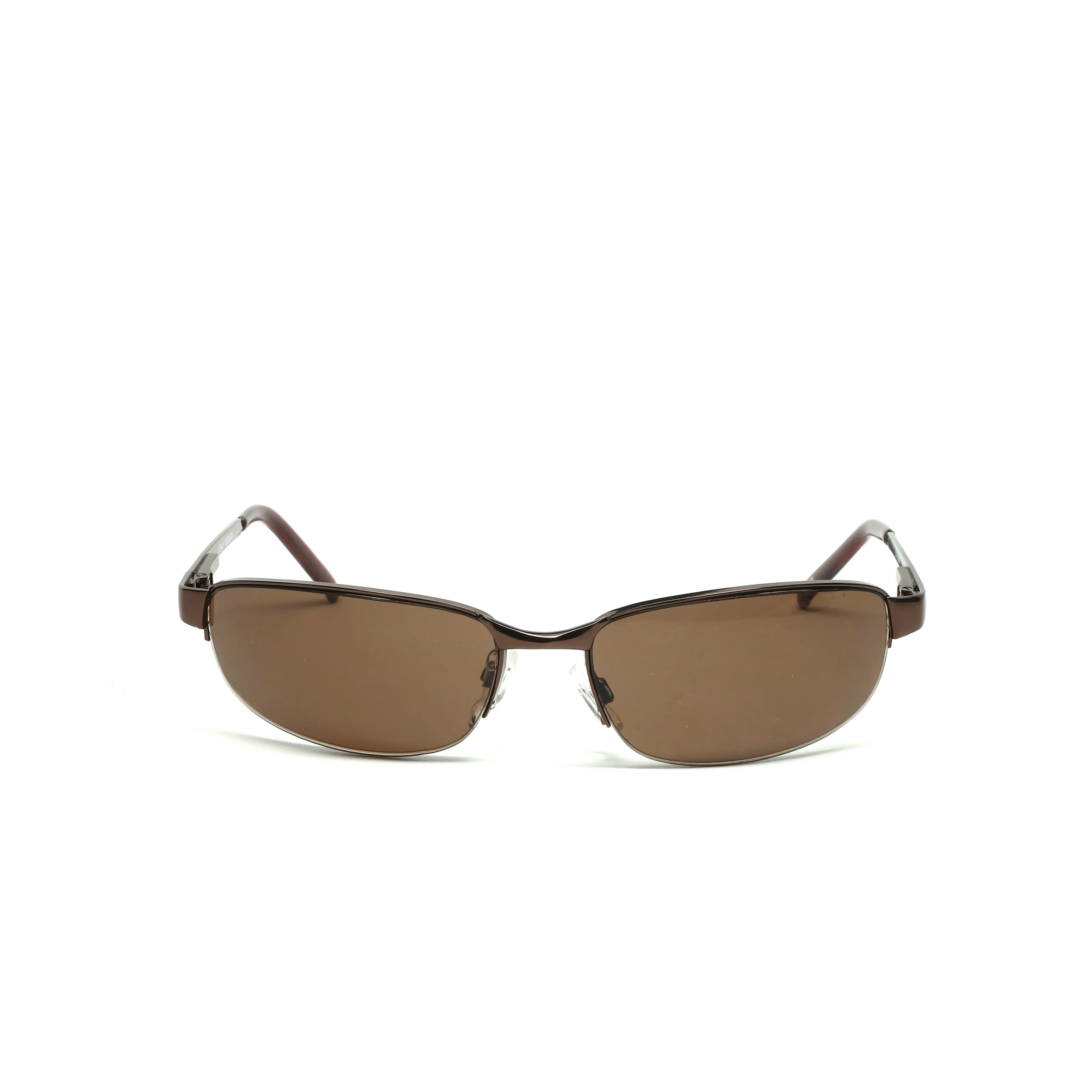 //Style 252// Vintage 90s Standard Wrap Wire Frame Sunglasses - Bronze