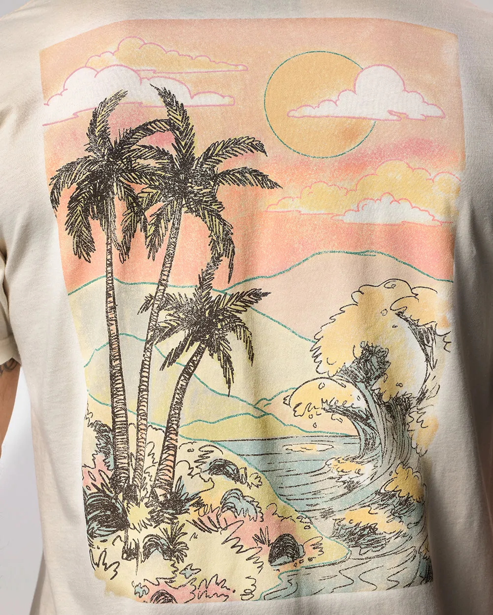 Vintage Sunlit Sway T-Shirt with Retro Design