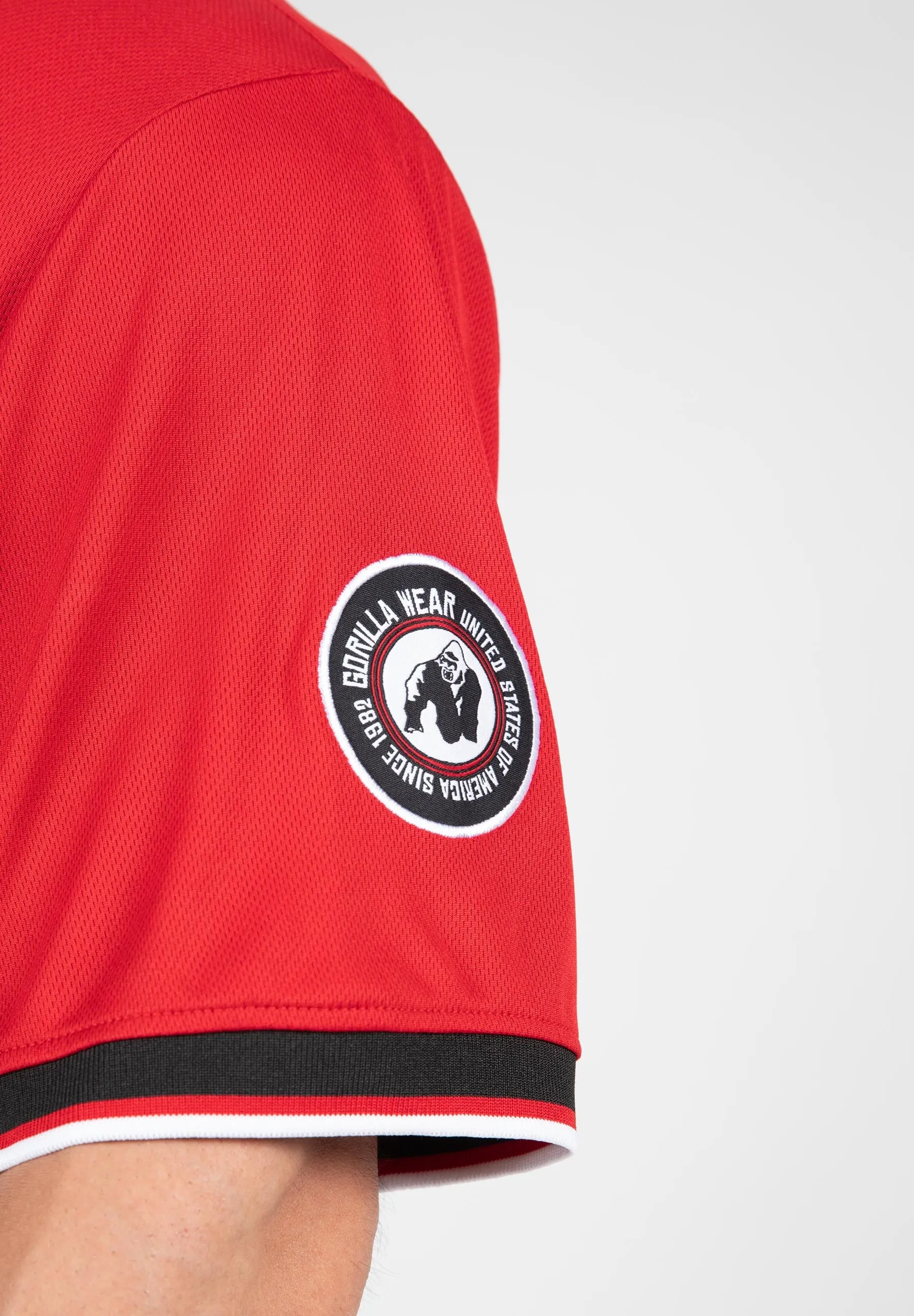 Trenton Football Jersey - Black/Red