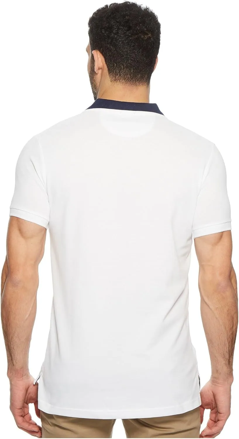 U.S. Polo Assn. Men's Short Sleeve Slim Fit Solid Pique Polo Shirt