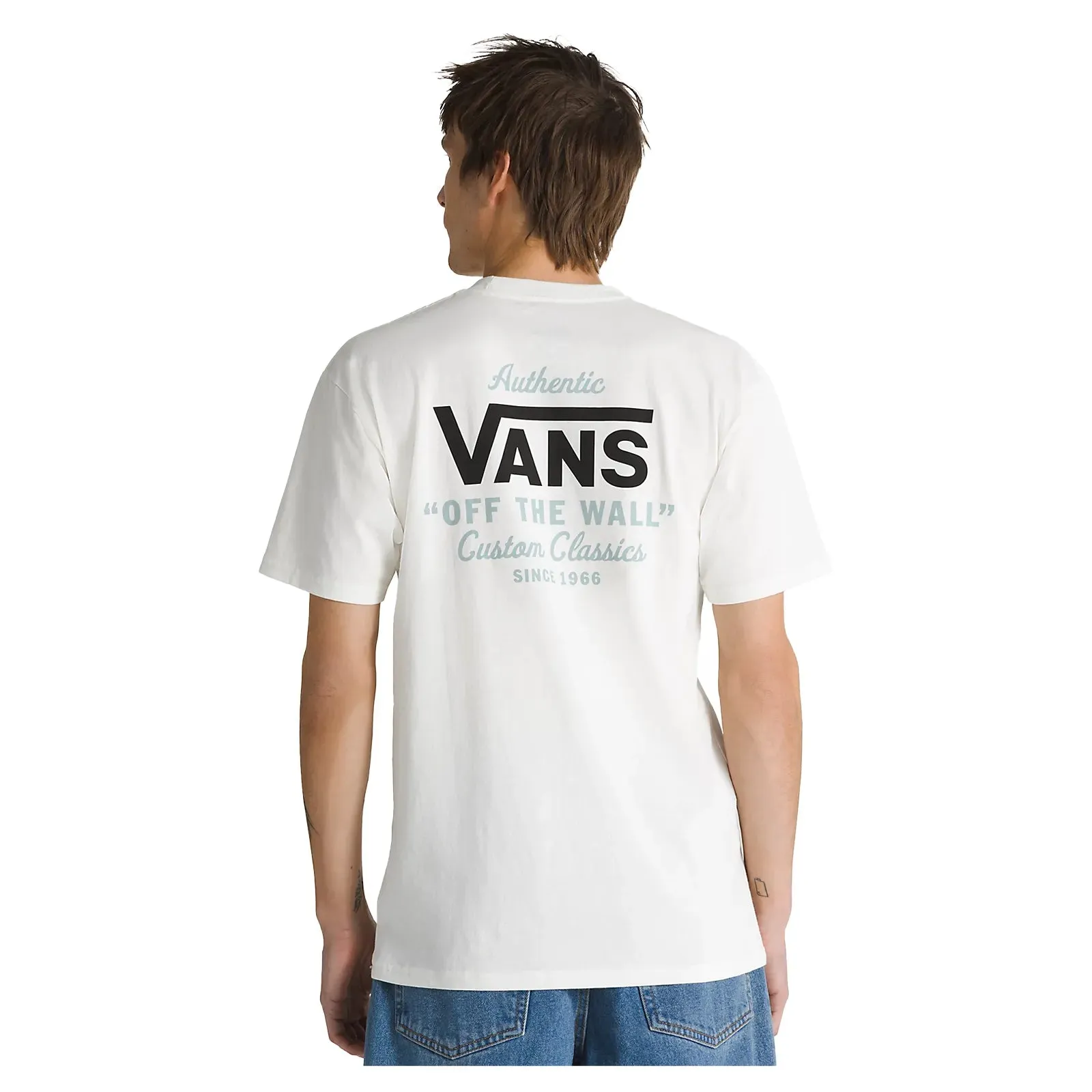 Vans Holder St Classic Short Sleeve Tee - Marshmallow/Frost