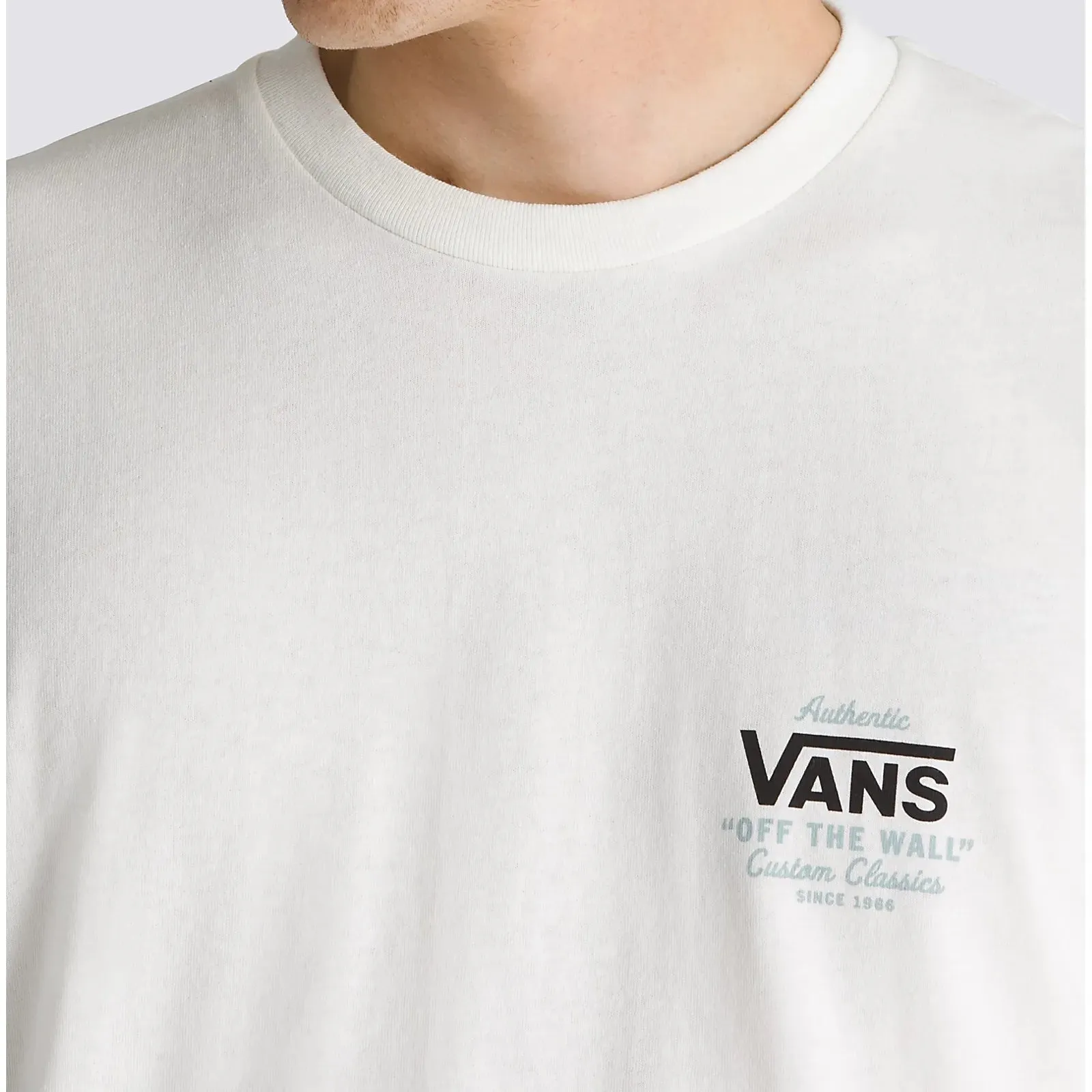 Vans Holder St Classic Short Sleeve Tee - Marshmallow/Frost