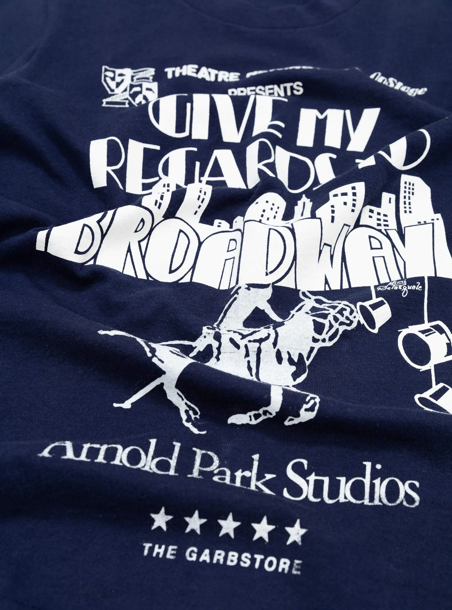 Vintage Broadway T-Shirt Navy