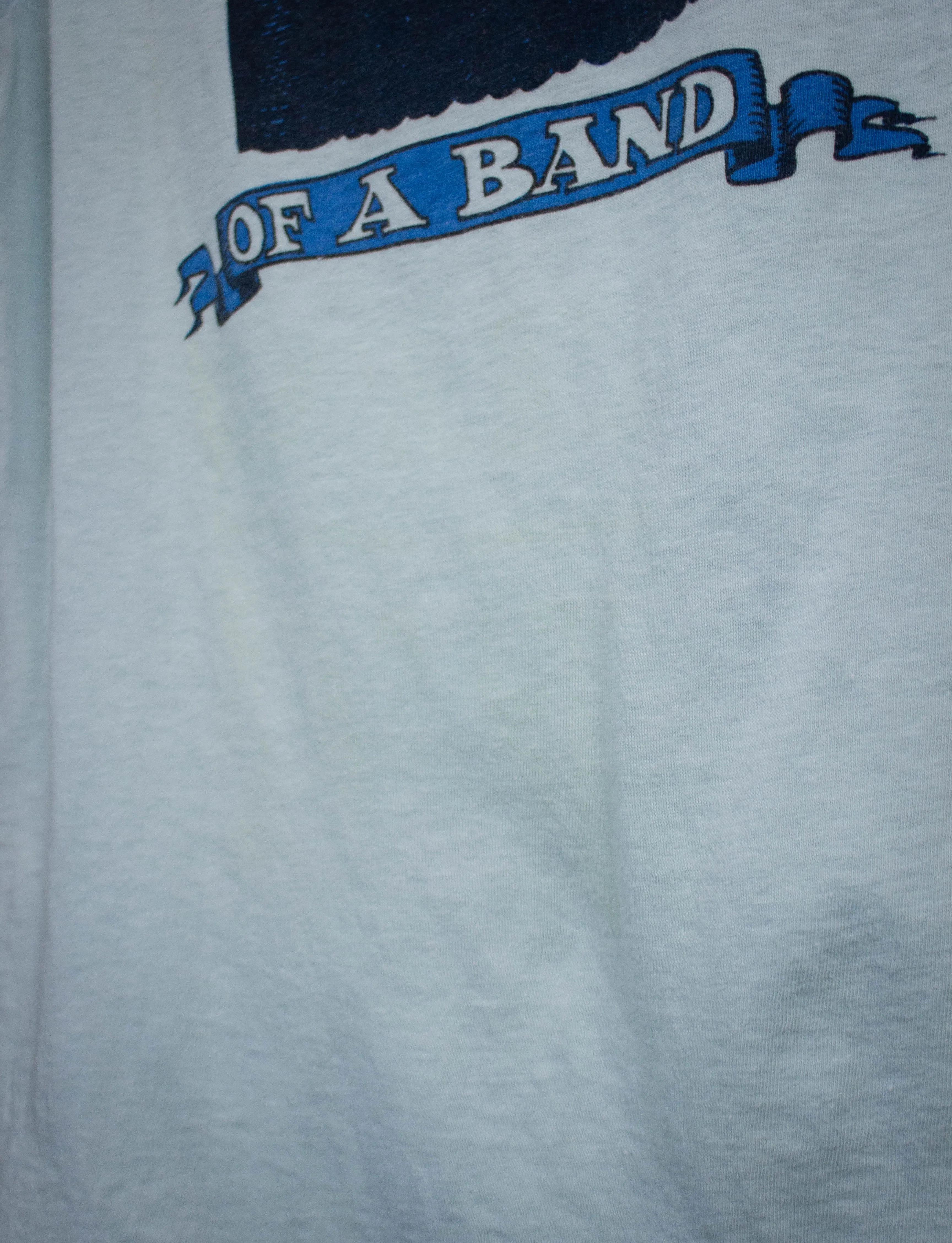 Vintage Commander Cody Band Whale of a Band Concert T Shirt 70s Light Blue Small