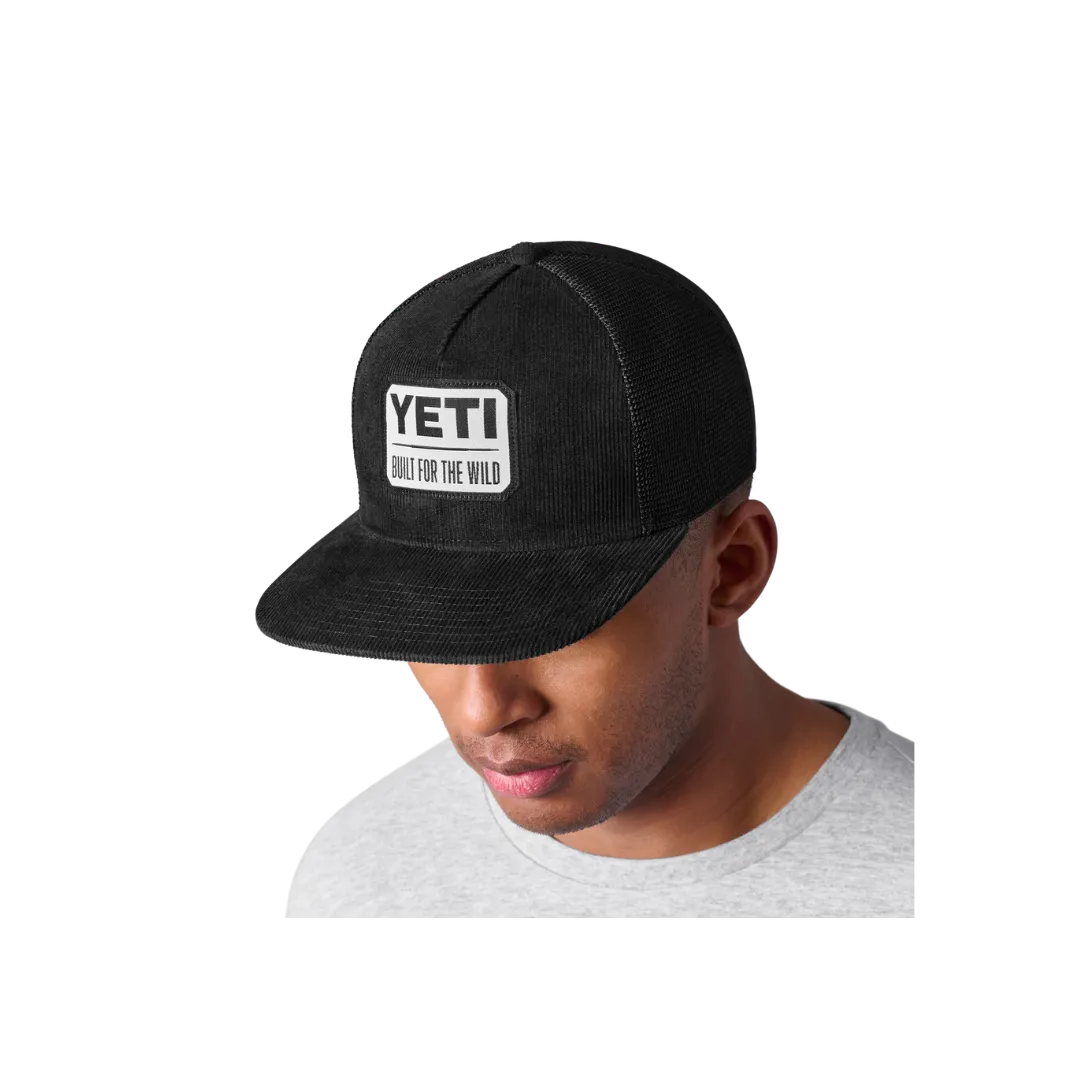 Yeti Men's Retro Flat Built For The Wild Black Cap