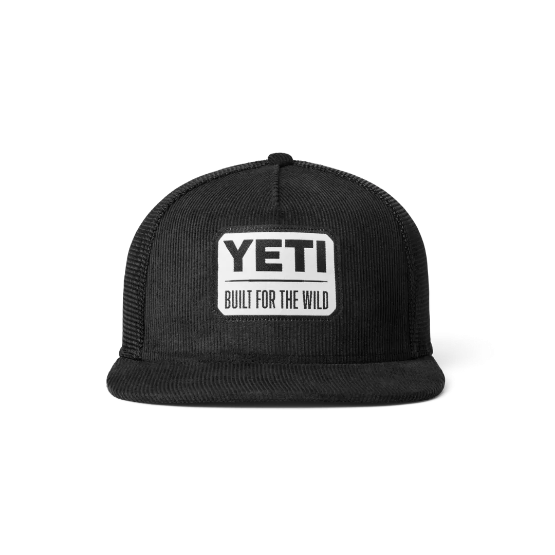 Yeti Men's Retro Flat Built For The Wild Black Cap