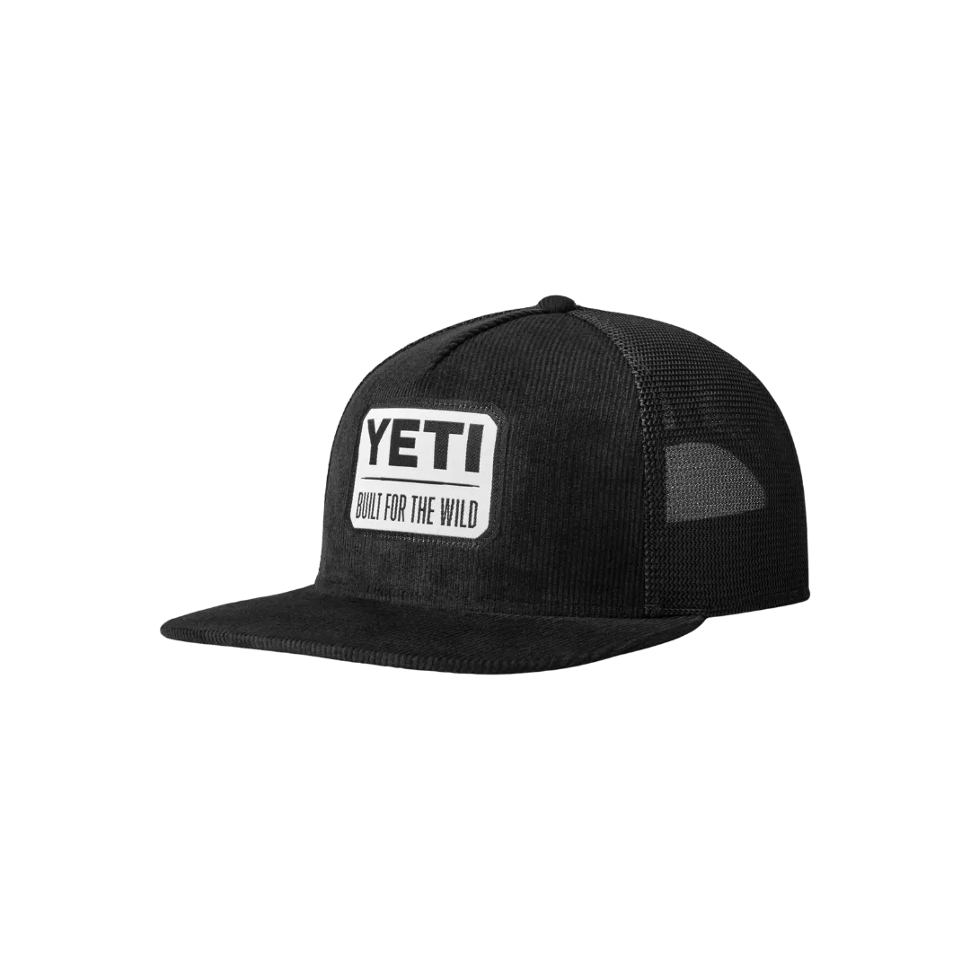Yeti Men's Retro Flat Built For The Wild Black Cap