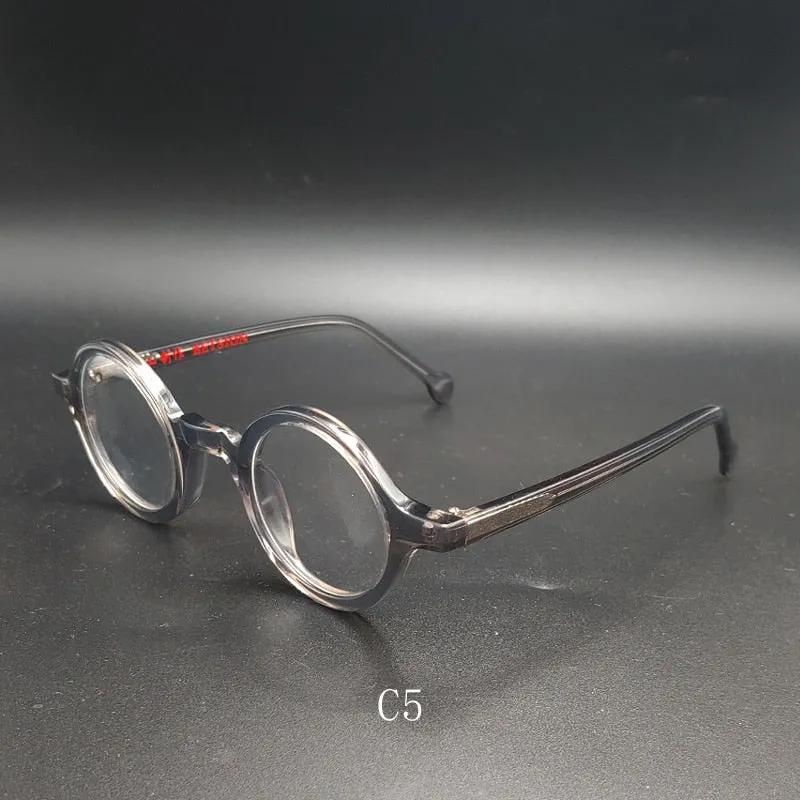 Yujo Unisex Full Rim Round Reading Glasses Acetate Y031