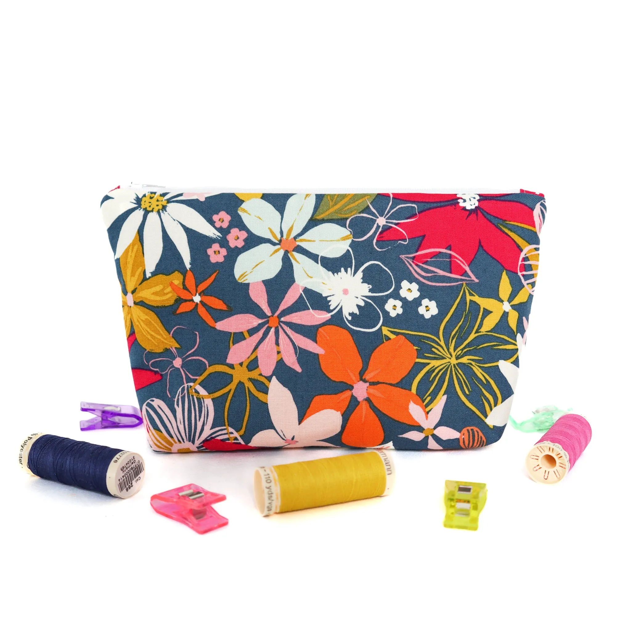 Zipper Pouches, 3 Sizes - Beginner Sewing Pattern & Video Tutorial